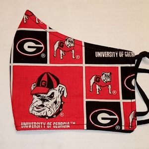 Georgia Bulldogs reversible face mask